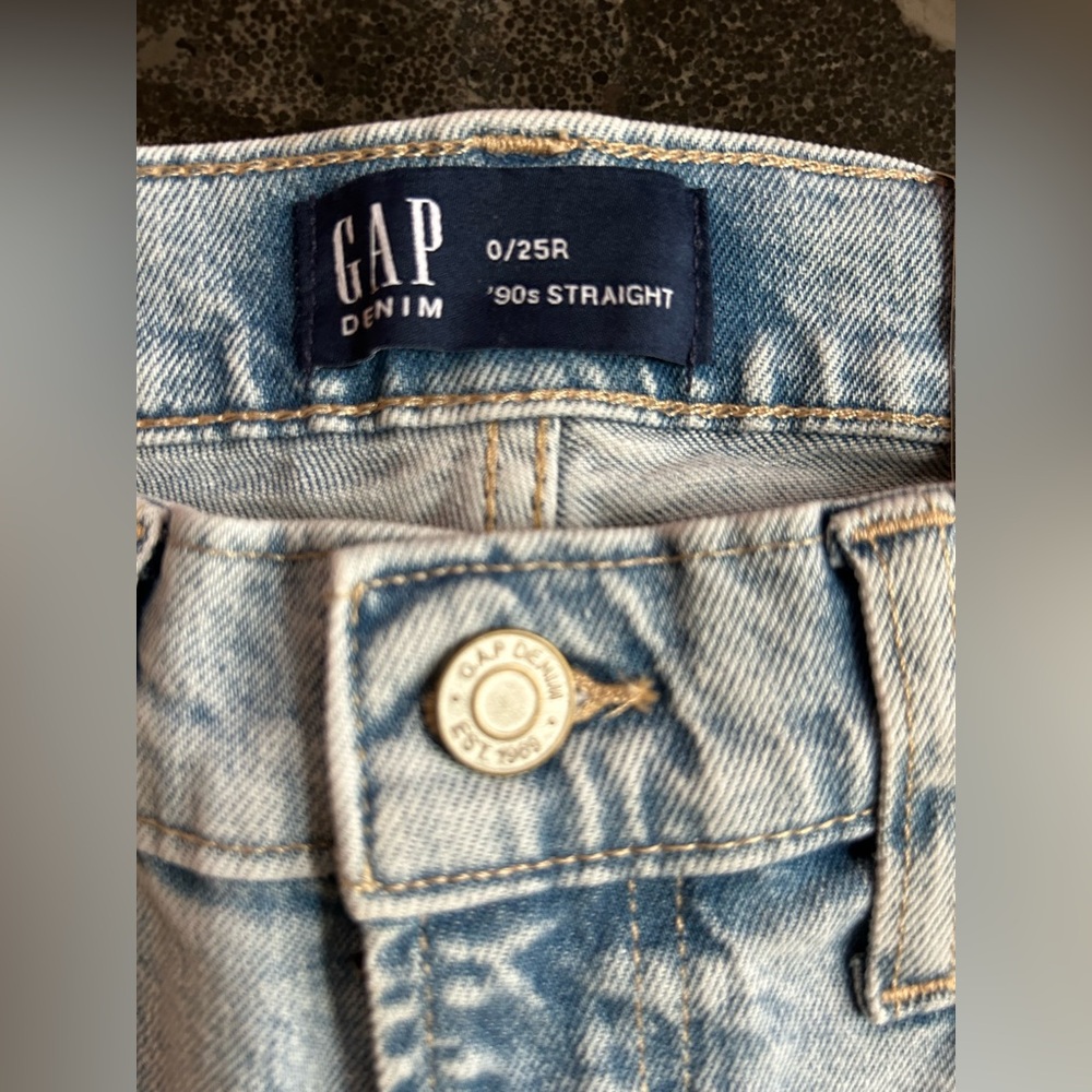GAP| High Rise 90s Straight Leg Jeans - Picture 9 of 11